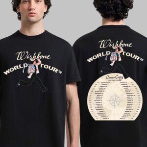 Conan Gray Wishbone World Tour 2026 Gildan Tee Two Sided Shirt